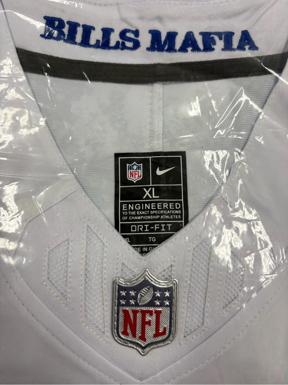 Nike Buffalo Bills James Cook III #4 Artic White Football Jersey - XL
